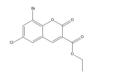 6-氯-8-溴香豆素-3-甲酸乙酯