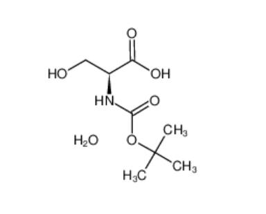 N-叔丁氧羰基-L-丝氨酸水合物